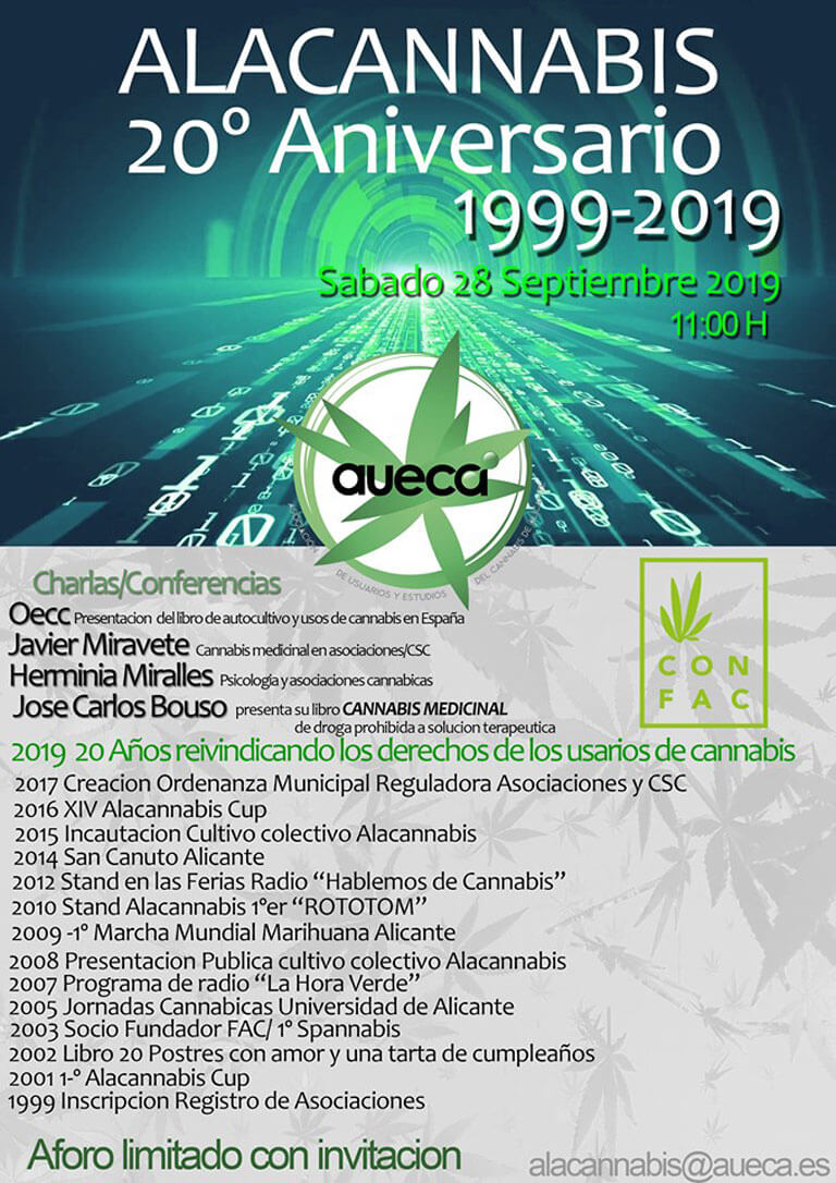 20º Aniversario de Alacannabis